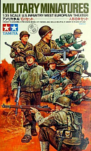 Склеиваемая модель Tamiya 135 Американские пехотинцы Западноевроп 8 фигур