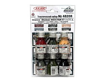 Набор АКАН акрилуретановых красок Шерман Sherman М4А3, 6х10 мл