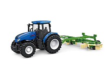 РУ фермерский трактор Korody с роторной косилкой, мет кузов 124 24G 6CH RTR
