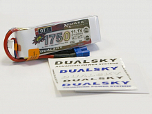 Аккумулятор Dualsky GTS LiPo 111V 45C6C 1750мАч