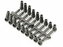 Шаровой наконечник 48 мм усиленный  серый