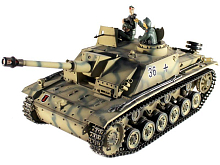 Радиоуправляемый танк Taigen 116 SturmgeschutzIIIausfgsdkfz Герм для ИК танк боя 24G RTR