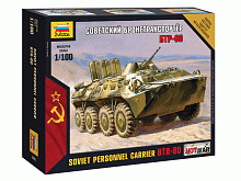 Сборная модель ZVEZDA Советский бронетранспортёр БТР80, 1100