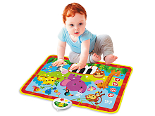 Интерактивная игрушка Kids Hits Музыкальный коврик с огоньками Обезьянка и ее друзья