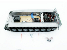 Металлическое шасси для танка Leopard 2A6 full set, редуктора, электроника