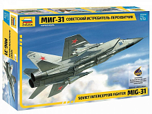 Сборная модель ZVEZDA Советский истребительперехватчик МиГ31, 172