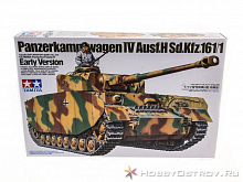 Склеиваемая модель Tamiya 135 Немецкий танк Pzkpfw IV AusfH, ранняя версия,2 фиг