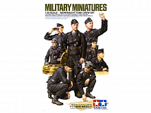 Склеиваемая модель Tamiya 135 Немецкие танкисты, 8 фигур