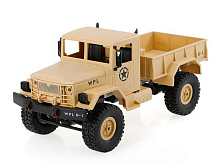 Радиоуправляемая машина WPL B14R военный грузовик песочный 116 24G RTR
