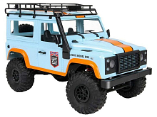 Радиоуправляемая автомодель MN MODEL джип Land Rover Defender D90 голубой 4WD 24G 112 RTR