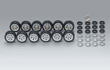 Опорные и поддерживающие катки металл  с резиновыми бандажами для Panzer III