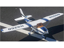 Радиоуправляемый самолет Top RC Cessna 182 синяя 1410мм 24G 6ch LiPo RTF
