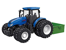 РУ фермерский трактор Korody с самосвальным кузовом, мет кузов, двойные колеса 124 24G 6CH RTR