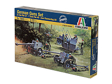 Сборная модель ITALERI Пушки Pak35Pak40Flak38, 172