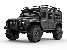 Радиоуправляемый краулер MJX Hyper Go H8H серый Brushless 4WD 24G LED 18, без ЗУ и акб