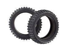 Передние шины со вставками для багги Himoto 116, 2шт