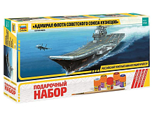 Сборная модель ZVEZDA Российский крейсер Адмирал флота Сов Союза Кузнецов, под набор, 1720