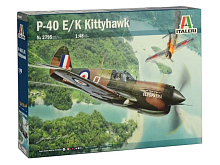 Сборная модель ITALERI 2795ИТ Самолет P40 EK Kittyhawk, 148