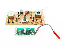 Основная плата управления и сервопривод для самолета Feilun HFX1