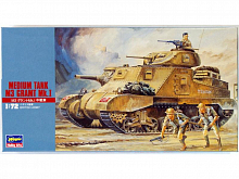 Сборная модель Hasegawa Танк MEDIUM TANK M3 GRANT MkI, 172