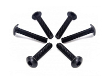 Винт с плоской головкой M4x20 под шестиграник, 6шт