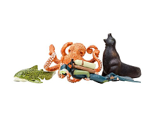 Фигурки игрушки MASAI MARA ММ203012 серии Мир морских животных 4 пр