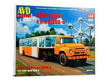 Сборная модель AVD ЗИЛ130В1 с пп АППА4