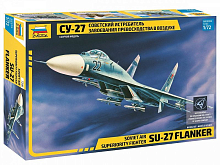 Сборная модель ZVEZDA Советский истребитель Су27, 172