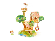 3D пазл из пенокартона ДОМИК НА ДЕРЕВЕ МИНИ СЕРИЯ