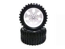 Колеса в сборе с белыми дисками 08044W08009N 2шт