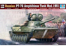 Сборная модель Танк ПТ76 мод 1951 г 135