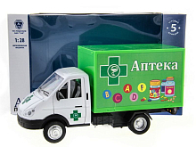 Машина АВТОПАНОРАМА ГАЗель аптека 128, вк 241412 см