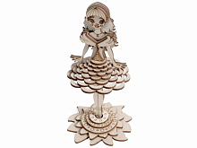 Деревянный конструктор Lemmo Дюймовочка, 35 деталей