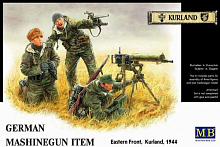 Сборная модель Фигуры Немецкий пулеметный расчет с МГ08