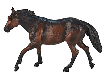Фигурка KONIK Лошадь Квотерхорс, тёмногнедая