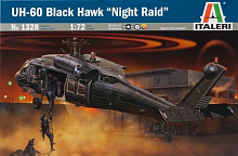 Сборная модель Вертолет  UH60MH60  BLACK HAWK NIGHT RAID 172