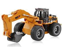 Радиоуправляемый экскаватор HUI NA TOYS 24G 6CH 118 RTR