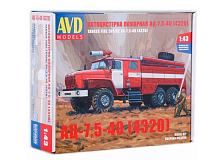 Сборная модель AVD Пожарная цистерна АЦ7,540 4320, 143