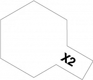 Краска акрил 10мл X2 White белая, шт