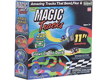 Трек гибкий Magic Tracks Светится в темноте, 220 деталей