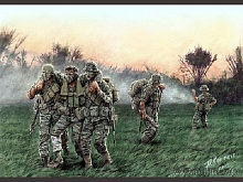 Сборная модель Фигуры Американские солдаты во Вьетнаме