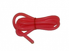 Силиконовый шланг красный  непрозрачный 