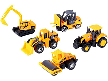 Набор металлических машинок AUTODRIVE Строительная техника 5шт вк 299,54см