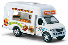 Модель машины КlNSMART Fast Food Truck инерция 112шт бк