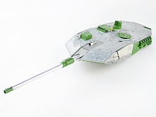 Металлическая башня для танка Leopard 2A6 c BBпушкой и вращением на 360°, неокрашеная