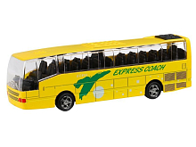 Автобус Автопанорама, желтый, 190, свет, звук, инерция, вк 2213,55,8 см