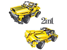 Радиоуправляемый конструктор Qihui Mechanical Master 2 в 1 Пикап и Родстер 426 деталей