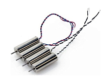 Мотор A для квадрокоптера Hubsan H107P красносиние провода