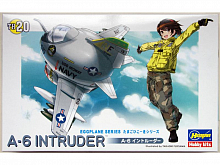 Сборная модель Hasegawa Самолет EGG PLANE A6 INTRUDER