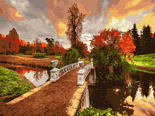 Картина по номерам 40х50 Павловск 27 цветов